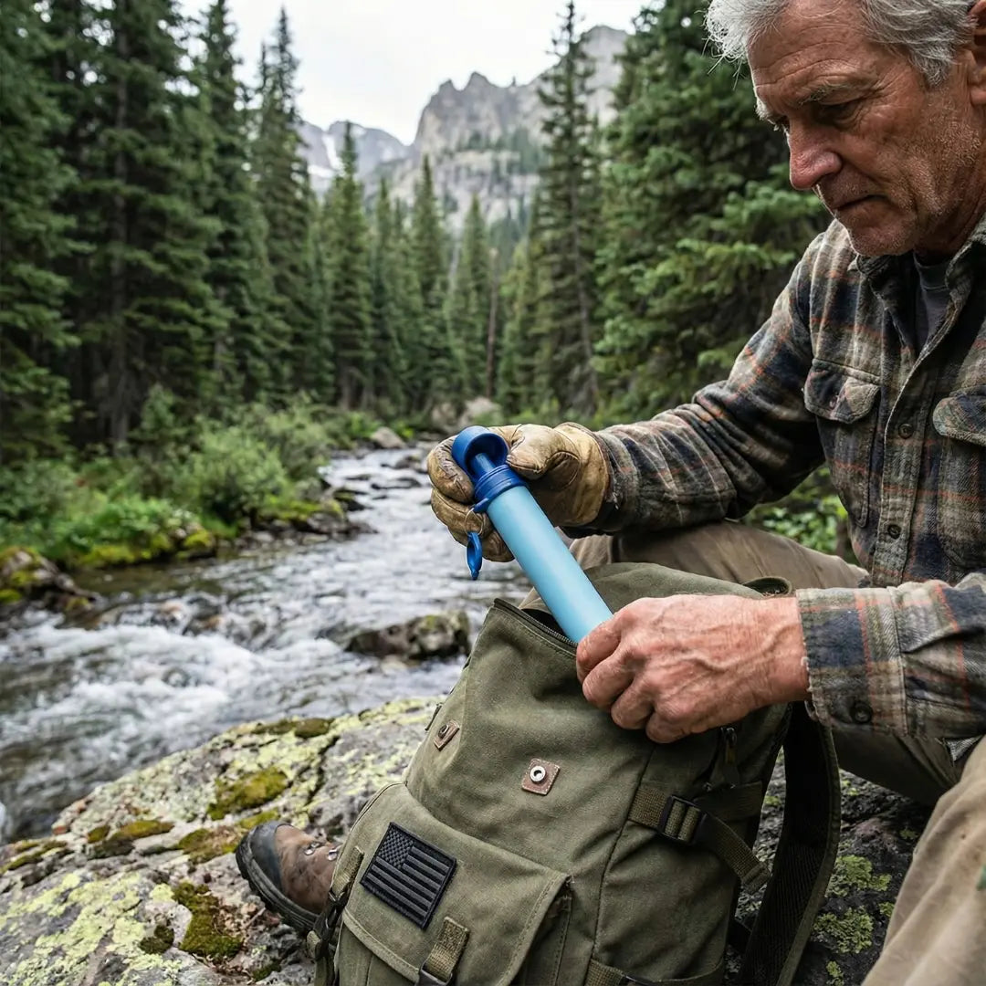 Pure Flow Water Filter Straw
