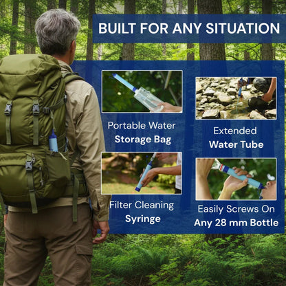 Pure Flow Water Filter Straw