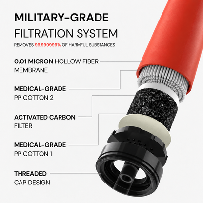 Pure Flow Water Filter Straw