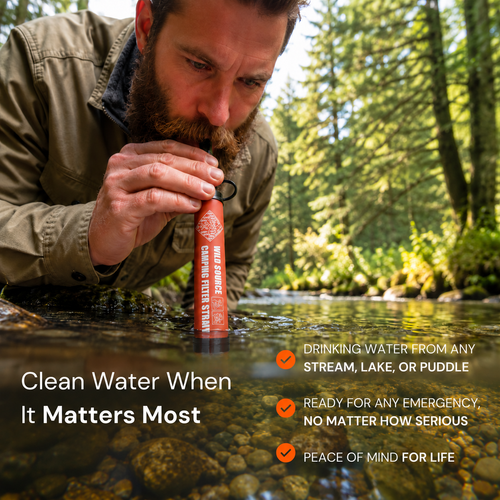 Pure Flow Water Filter Straw